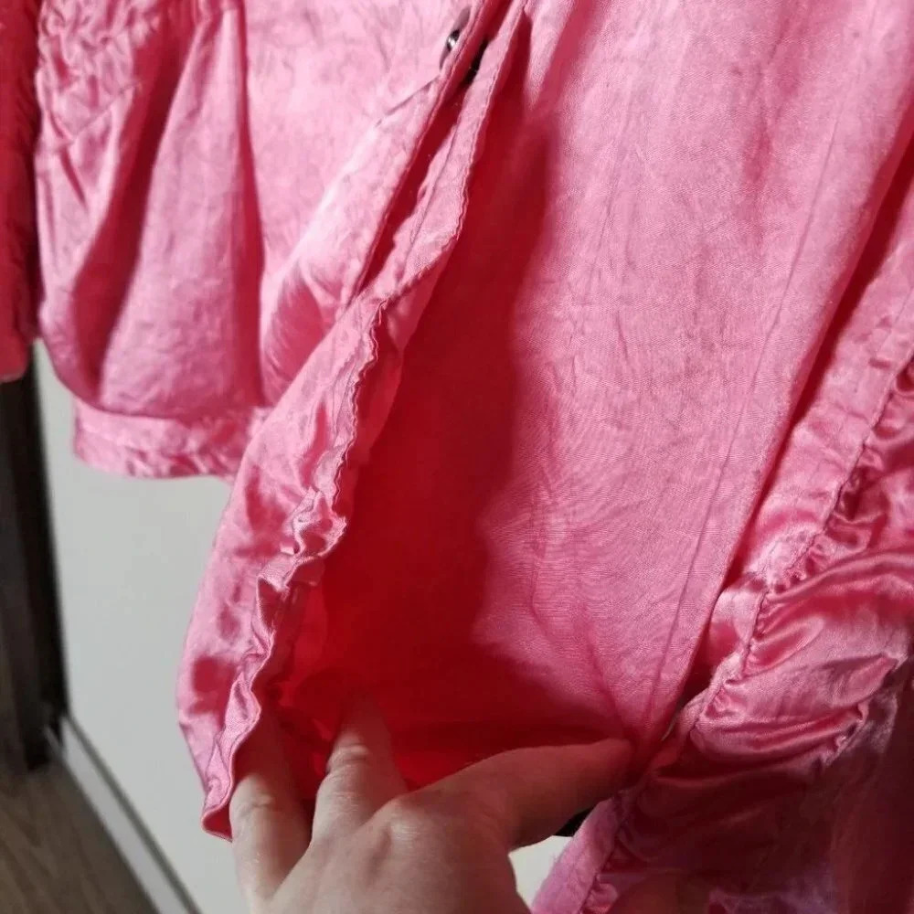 Vintage Stylman Barbie Pink Ski Puffer Jacket S - Picture 12 of 13
